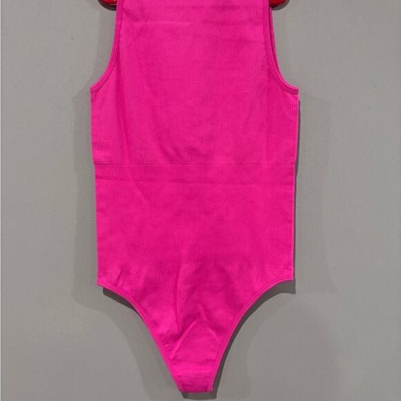 Vibrant Pink Women's Bodysuit - Picture 5 of 5